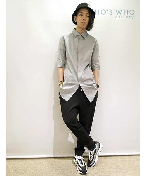WHO'S WHO gallery（フーズフーギャラリー）の「【GIGGER】ロングシャツ5分（シャツ/ブラウス・メンズ・ホワイト/ブルー/グレー・SMALL/MEDIUM）」の13枚目の写真