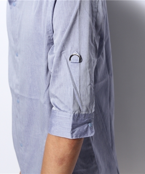 WHO'S WHO gallery（フーズフーギャラリー）の「【GIGGER】ロングシャツ5分（シャツ/ブラウス・メンズ・ホワイト/ブルー/グレー・SMALL/MEDIUM）」の11枚目の写真