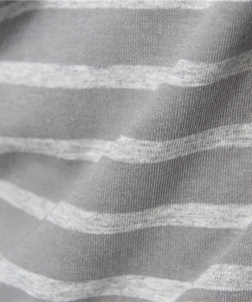 NANO universe（ナノユニバース）の「WEB限定 / グラデーションボーダーTee（Tシャツ/カットソー・メンズ・ネイビー/イエロー/グレー・MEDIUM/LARGE/X-LARGE/SMALL）」の12枚目の写真