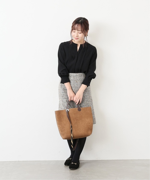 La TOTALITE(ラトータリテ)の「ランダムタックシャツ【手洗い可能】◆(シャツ/ブラウス・レディース・ホワイト/ブラック/ブラウン系その他・FREE)」の20枚目の写真