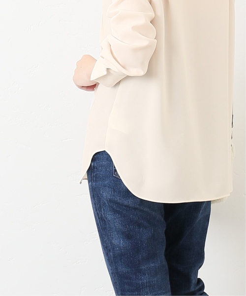 La TOTALITE(ラトータリテ)の「ランダムタックシャツ【手洗い可能】◆(シャツ/ブラウス・レディース・ホワイト/ブラック/ブラウン系その他・FREE)」の11枚目の写真