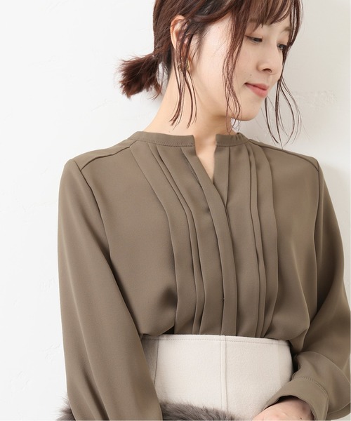La TOTALITE(ラトータリテ)の「ランダムタックシャツ【手洗い可能】◆(シャツ/ブラウス・レディース・ホワイト/ブラック/ブラウン系その他・FREE)」の19枚目の写真