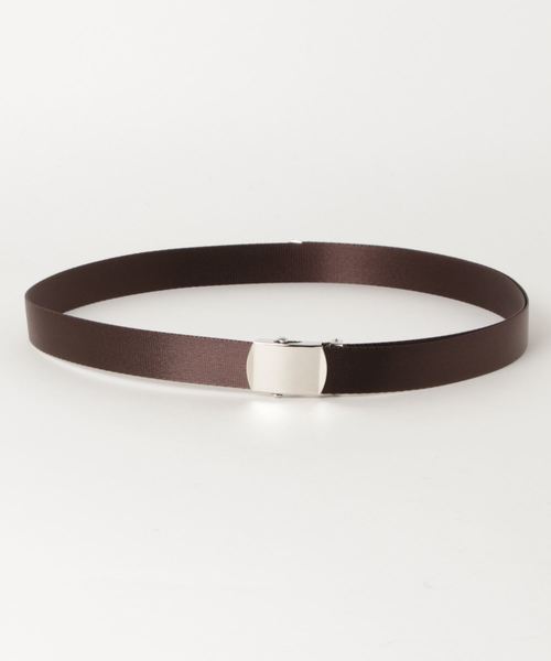 JUNRED（ジュンレッド）の「ナイロンサテンテープベルト（ベルト・メンズ・ブラック/ホワイト/ダークブラウン/ベージュ/ブラウン/レッド・FREE）」の4枚目の写真