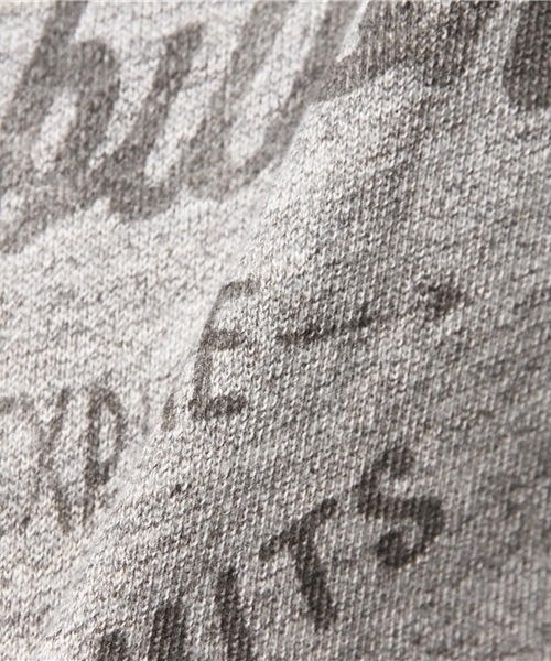 goa（ゴア）の「粗挽き杢 裏毛ﾌﾟﾘﾝﾄﾌﾟﾙｵｰﾊﾞｰ（スウェット・レディース・グレー/モカ/ベージュ・FREE）」の10枚目の写真