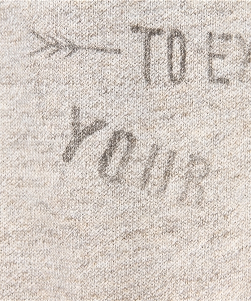 goa（ゴア）の「粗挽き杢 裏毛ﾌﾟﾘﾝﾄﾌﾟﾙｵｰﾊﾞｰ（スウェット・レディース・グレー/モカ/ベージュ・FREE）」の11枚目の写真