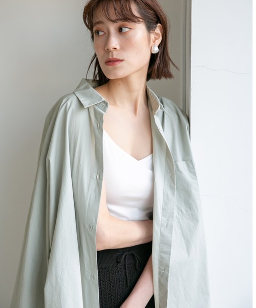 LOWRYS FARM（ローリーズファーム）の「ベーシックキャミ　868563（キャミソール・レディース・ブラック/ベージュ/オフホワイト・FREE）」の6枚目の写真