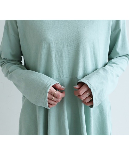 reca（レカ）の「ウエスト切替え フレアカットソー（Tシャツ/カットソー・レディース・ホワイト/ピンク/ブルー系その他/ミント・FREE）」の22枚目の写真