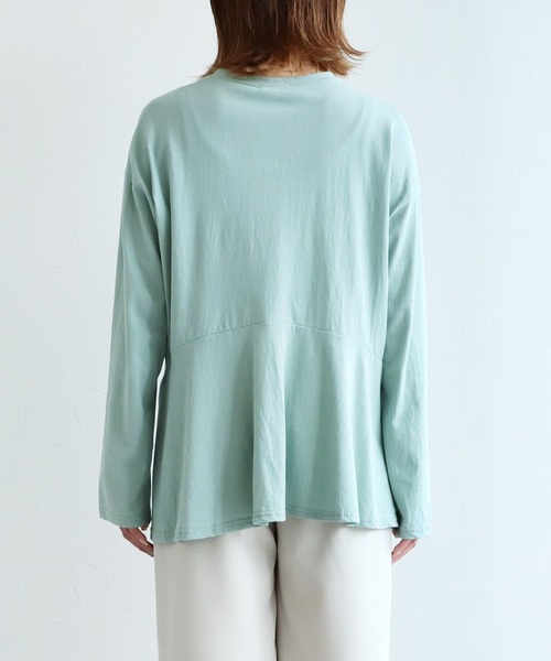 reca（レカ）の「ウエスト切替え フレアカットソー（Tシャツ/カットソー・レディース・ホワイト/ピンク/ブルー系その他/ミント・FREE）」の12枚目の写真