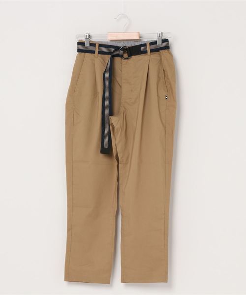 JEANS MATE（ジーンズメイト）の「ベルト付きアンクル丈イージーパンツ　クロップドパンツ　軽量タイプ素材（その他パンツ・メンズ・チャコールグレー/ブラック/ベージュ/カーキ・MEDIUM/LARGE/X-LARGE）」の3枚目の写真
