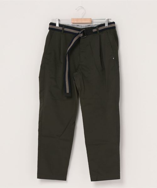 JEANS MATE（ジーンズメイト）の「ベルト付きアンクル丈イージーパンツ　クロップドパンツ　軽量タイプ素材（その他パンツ・メンズ・チャコールグレー/ブラック/ベージュ/カーキ・MEDIUM/LARGE/X-LARGE）」の4枚目の写真