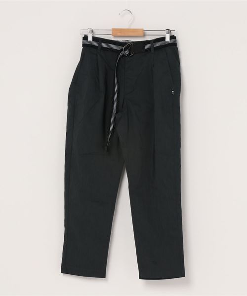 JEANS MATE（ジーンズメイト）の「ベルト付きアンクル丈イージーパンツ　クロップドパンツ　軽量タイプ素材（その他パンツ・メンズ・チャコールグレー/ブラック/ベージュ/カーキ・MEDIUM/LARGE/X-LARGE）」の2枚目の写真