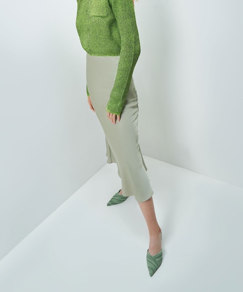 CHARLES & KEITH（チャールズ & キース）の「プリーテッド ポインテッドトゥミュール / Pleated Pointed Toe Mules（サンダル・レディース・ブラック/イエロー/スモークピンク/グリーン・22.5cm/23cm/23.5cm/24.5cm/25cm/25.5cm）」の20枚目の写真