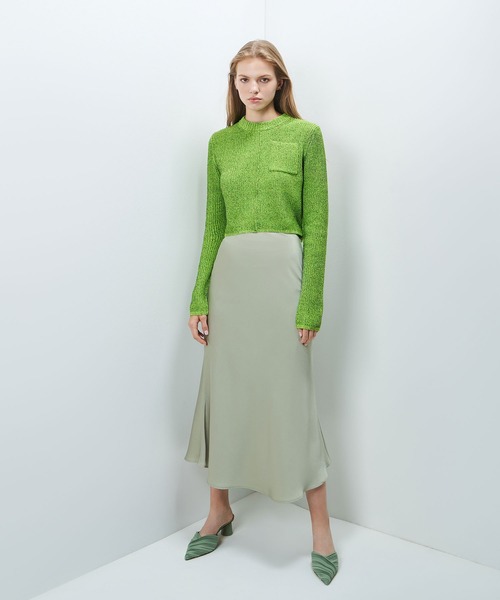 CHARLES & KEITH（チャールズ & キース）の「プリーテッド ポインテッドトゥミュール / Pleated Pointed Toe Mules（サンダル・レディース・ブラック/イエロー/スモークピンク/グリーン・22.5cm/23cm/23.5cm/24.5cm/25cm/25.5cm）」の22枚目の写真