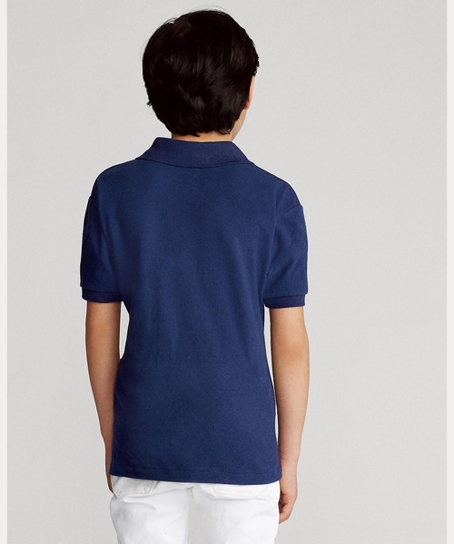 POLO RALPH LAUREN CHILDRENSWEAR(ポロ ラルフ ローレン チルドレンズウェア)の「コットン メッシュ ポロシャツ(ポロシャツ・キッズ・ブルー・SMALL/MEDIUM/LARGE/XL)」の7枚目の写真