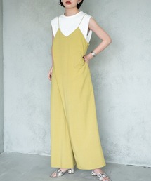 Aunt Marie's | キャミソールオールインワン(紐調節可能)【AUNT MARIE'S】(つなぎ/オールインワン)