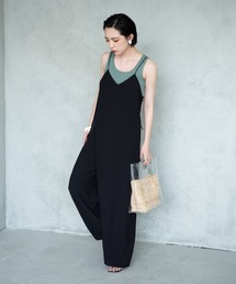 Aunt Marie's | AUNT MARIE'S キャミソールオールインワン(紐調節可能)(つなぎ/オールインワン)