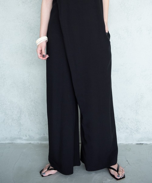 Aunt Marie's（アントマリーズ）の「キャミソールオールインワン(紐調節可能)【AUNT MARIE'S】（つなぎ/オールインワン・レディース・イエロー/ブラウン/ブラック・FREE）」の11枚目の写真