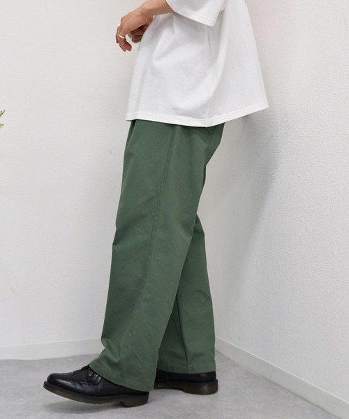 kutir（クティール）の「ワイドストレートチノパン（その他パンツ・メンズ・ライトブルー/ブラック/オフホワイト/ライトグリーン・SMALL/MEDIUM/LARGE）」の20枚目の写真