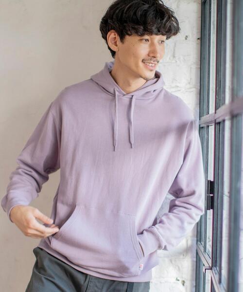 coen(コーエン)の「USAコットンスウェットパーカー(一部WEB限定カラー)#(パーカー・メンズ・ナチュラル/ターコイズブルー/ケリー/その他2/ホワイト/ダークブラウン/ブラック/ライトピンク/ダークグレー/ベージュ/ネイビー/その他1/その他3・X-LARGE/LARGE/MEDIUM/SMALL)」の11枚目の写真