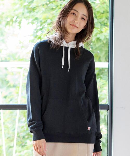 coen(コーエン)の「USAコットンスウェットパーカー(一部WEB限定カラー)#(パーカー・メンズ・ナチュラル/ターコイズブルー/ケリー/その他2/ホワイト/ダークブラウン/ブラック/ライトピンク/ダークグレー/ベージュ/ネイビー/その他1/その他3・X-LARGE/LARGE/MEDIUM/SMALL)」の13枚目の写真