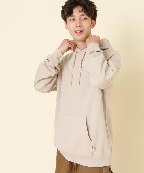 coen(コーエン)の「USAコットンスウェットパーカー(一部WEB限定カラー)#(パーカー・メンズ・ナチュラル/ターコイズブルー/ケリー/その他2/ホワイト/ダークブラウン/ブラック/ライトピンク/ダークグレー/ベージュ/ネイビー/その他1/その他3・X-LARGE/LARGE/MEDIUM/SMALL)」の6枚目の写真