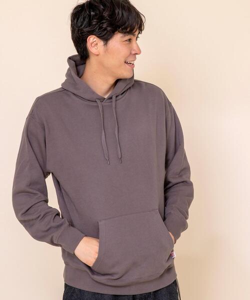 coen(コーエン)の「USAコットンスウェットパーカー(一部WEB限定カラー)#(パーカー・メンズ・ナチュラル/ターコイズブルー/ケリー/その他2/ホワイト/ダークブラウン/ブラック/ライトピンク/ダークグレー/ベージュ/ネイビー/その他1/その他3・X-LARGE/LARGE/MEDIUM/SMALL)」の21枚目の写真