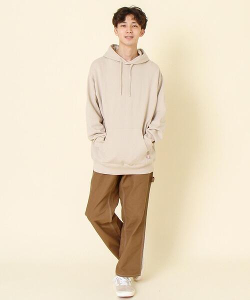 coen(コーエン)の「USAコットンスウェットパーカー(一部WEB限定カラー)#(パーカー・メンズ・ナチュラル/ターコイズブルー/ケリー/その他2/ホワイト/ダークブラウン/ブラック/ライトピンク/ダークグレー/ベージュ/ネイビー/その他1/その他3・X-LARGE/LARGE/MEDIUM/SMALL)」の18枚目の写真