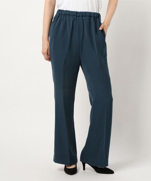 AMERICAN HOLIC（アメリカンホリック）の「センタープレス細見えイージーパンツ　＊（その他パンツ・レディース・ブラック/ネイビー/モカ・MEDIUM/LARGE/L/M）」の7枚目の写真