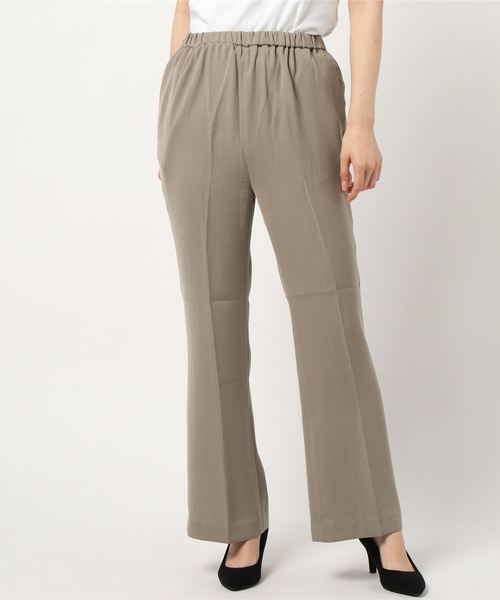 AMERICAN HOLIC（アメリカンホリック）の「センタープレス細見えイージーパンツ　＊（その他パンツ・レディース・ブラック/ネイビー/モカ・MEDIUM/LARGE/L/M）」の6枚目の写真