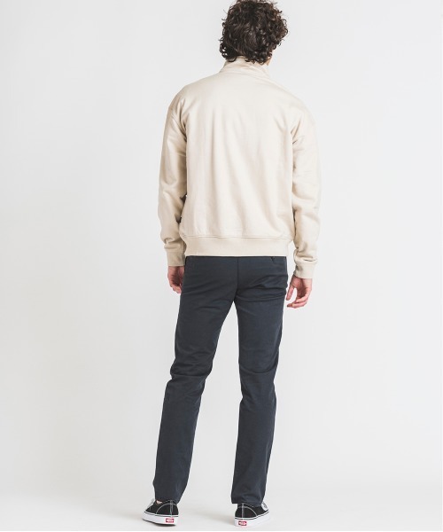 Dr. Denim Herren Dario Zip Sweatshirt – Leichter Übergrößen-Mockneck Mit Halbem Reißverschluss