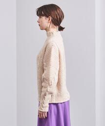 SAYAKA DAVIS ショールカラー ケーブルニットコート S