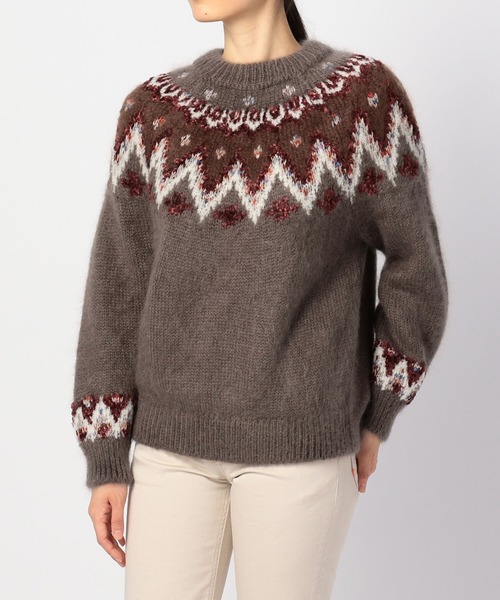 Coohem（コーヘン）の「【COOHEM】モヘヤノルディックニット WOMEN 