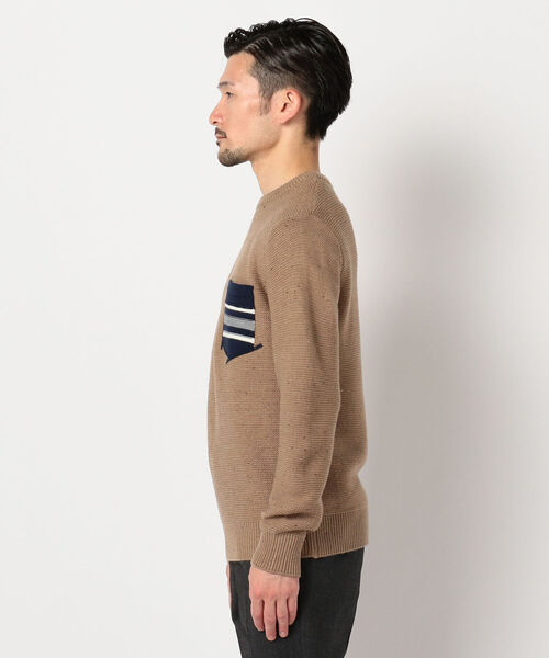 GLOSTER（グロスター）の「ハンドステッチ プルオーバーニット（ニット/セーター・メンズ・グレー/ネイビー/ブラウン・SMALL/LARGE/MEDIUM/X-LARGE）」の18枚目の写真