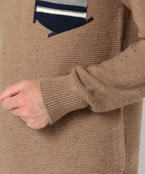 GLOSTER（グロスター）の「ハンドステッチ プルオーバーニット（ニット/セーター・メンズ・グレー/ネイビー/ブラウン・SMALL/LARGE/MEDIUM/X-LARGE）」の15枚目の写真