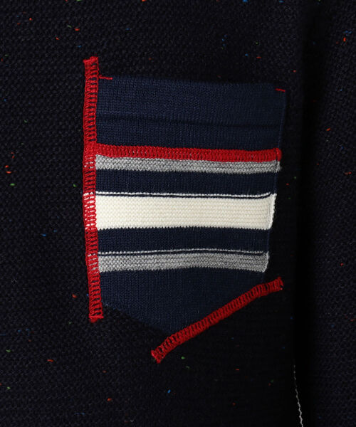 GLOSTER（グロスター）の「ハンドステッチ プルオーバーニット（ニット/セーター・メンズ・グレー/ネイビー/ブラウン・SMALL/LARGE/MEDIUM/X-LARGE）」の9枚目の写真