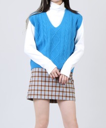 DING | DING/ケーブルニットベスト(ベスト)