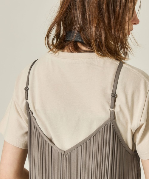 coca(coca)(コカ)の「プリーツキャミワンピース(ワンピース・レディース・ブラック/カーキ/ベージュ/オレンジ/ブラウン/グリーン・ONE SIZE)」の10枚目の写真