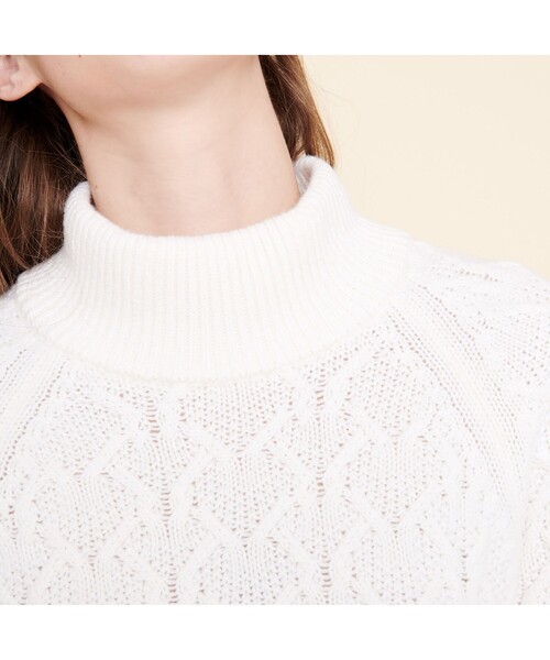 AIGLE(エーグル)の「NOFER(ニット/セーター・レディース・ホワイト/レッド・S/M/L)」の11枚目の写真