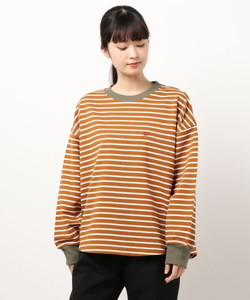 セール ボーダーワンポイントゆるtシャツ Tシャツ カットソー Kriff Mayer Lady S Collection クリフメイヤーレディースコレクション のファッション通販 Zozotown
