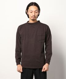 【MADE IN USA】L/S MOCK NECK POCKET T /ロングスリーブモックネックポケットＴ