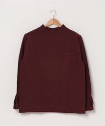 【MADE IN USA】L/S MOCK NECK POCKET T /ロングスリーブモックネックポケットT
