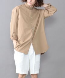 SHIPS any | SHIPS any: バンドカラー オーバーサイズ ロングスリーブ シャツ◇(シャツ/ブラウス)