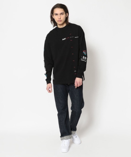 A4A（エーフォーエー）の「A4A/エーフォーエー/HERMO  LS（Tシャツ/カットソー・メンズ・ホワイト/ブラック・FREE）」の15枚目の写真