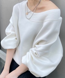 Chico | ダンボールオフショルルーズスウェット(スウェット)