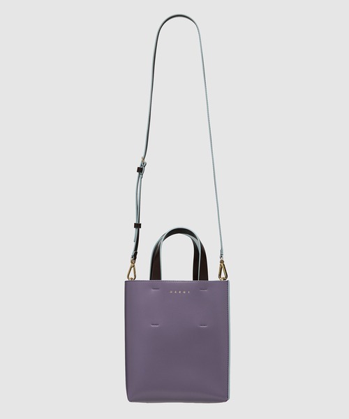 MARNI｜マルニのトートバッグ（パープル/紫色系・レザー・本革）通販