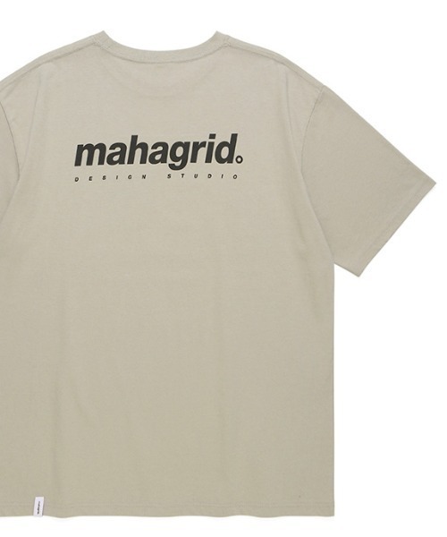 MAHAGRID(マハグリッド)の「『mahagrid/マハグリッド』ORIGIN LOGO TEE/オリジンロゴ 半袖Tシャツ(Tシャツ/カットソー・レディース・ネイビー/ブラック/ブルー/ベージュ/ホワイト/グリーン/ライトブルー/チャコールグレー・L/S/M/XL)」の5枚目の写真