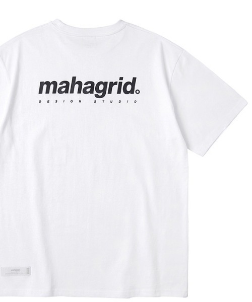 MAHAGRID(マハグリッド)の「『mahagrid/マハグリッド』ORIGIN LOGO TEE/オリジンロゴ 半袖Tシャツ(Tシャツ/カットソー・レディース・ネイビー/ブラック/ブルー/ベージュ/ホワイト/グリーン/ライトブルー/チャコールグレー・L/S/M/XL)」の2枚目の写真