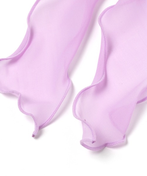 repipi armario(レピピ アルマリオ)の「シフォンリボンヘアゴム(ヘアゴム・キッズ・パープル/ホワイト/ブラック/サックスブルー/ホワイト系その他/ブラウン・FREE)」の10枚目の写真