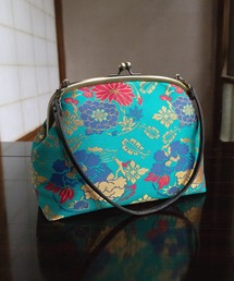 【カヤ】-KIREHON- 裂本 ハンドル付きがま口バッグ