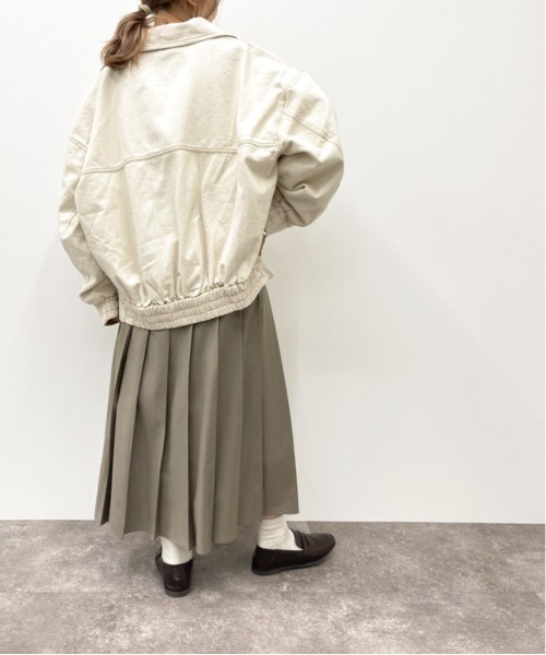 apres jour mignon（アプレジュールミニョン）の「アソートポケットブルゾン【ZOZOTOWN限定アイテム】（ブルゾン・レディース・オフホワイト/その他/カーキ/ブラック/グレー系その他・X-LARGE/フリー）」の16枚目の写真
